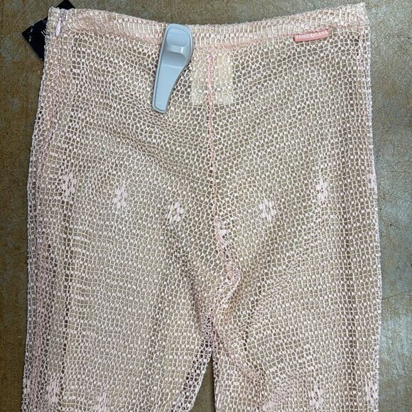 Gianfranco perre XSPink Lace Flare Pants. Good condition - Picture 6 of 10